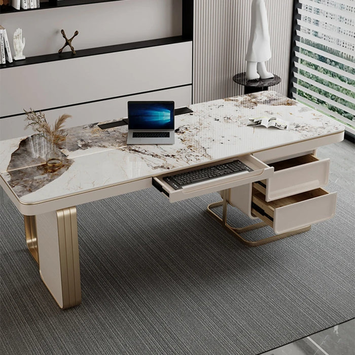 Executive Computer Office Desk Storage Student Vanity Meeting Office Desk Standing Scrivania Con Cassetti Salon Furniture