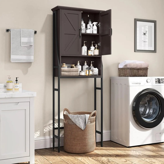 MXARLTR Over The Toilet Rack for Bathroom, Over The Toilet Storage Cabinet, Over Toilet Bathroom Organizer
