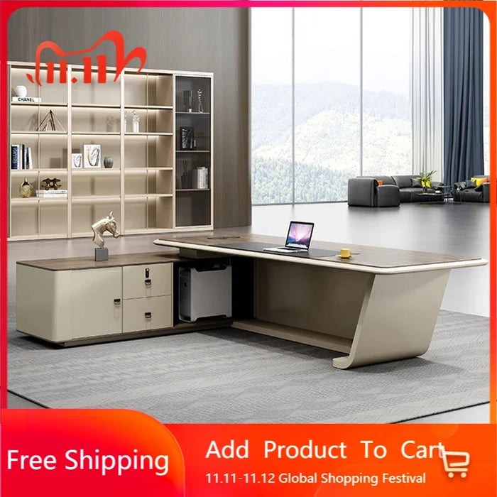 Standing Study Desk Organizer Reception Student Vanity Office Desk Writing Storage Escrivaninha Para Quarto Desk Accessories