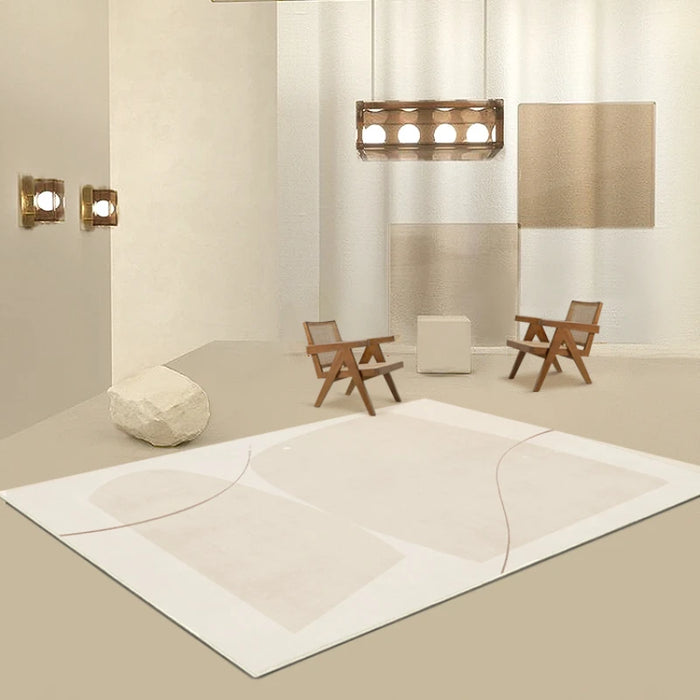 Modern Minimalist Art Wabi-sabi Living Room Carpet Bedroom Light Luxury Home Large-area Decorative Rugs Hotel Non-slip Floor Mat