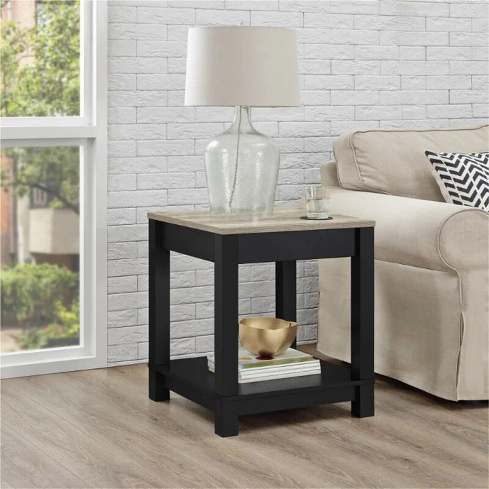 Better Homes & Gardens Langley Bay End Table, Black side table  living room furniture