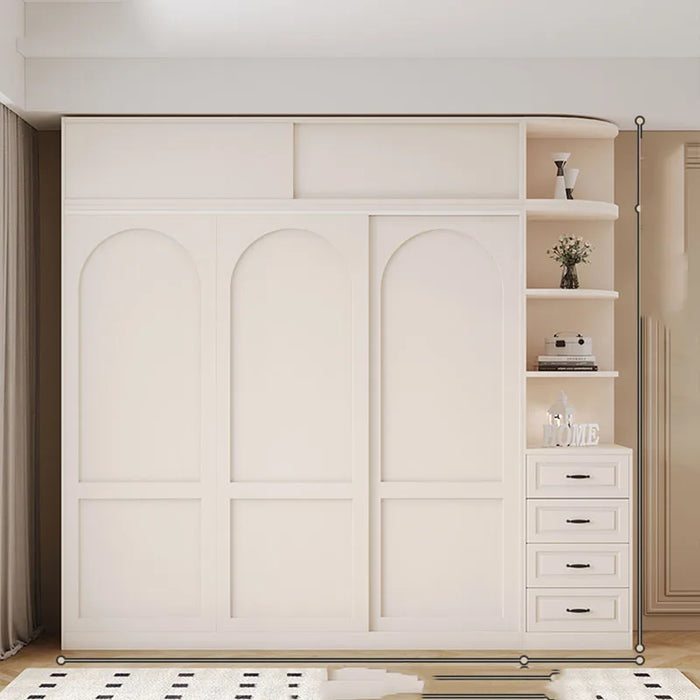 Bedroom Organizers Wardrobe Sliding Storage Hangers Divider Clothes Wardrobe Display Armoires De Vetement Home Furniture HDH