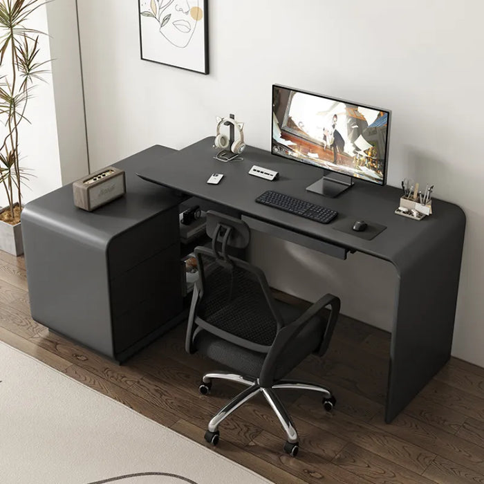 Living Room Luxury Office Desks Italian Simplicity Modern Design Office Desks Adjustable Computer Escritorio Furniture QF50OD