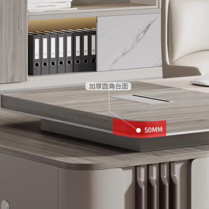 Modern Office Desk Executive Writing L Shaped Conference Wooden Console Shelves Standing Escritorio Gaming Office Furniture