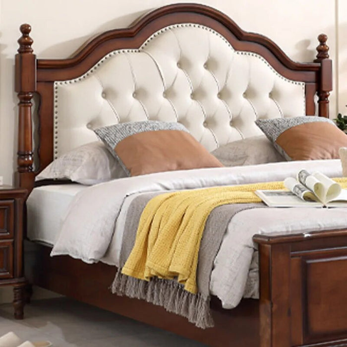 Upholstery Villa Double Bed Designer Glamorous Modern King Size Bed Frame Storage Safe Sleeping Cama Box Casal Furnitures
