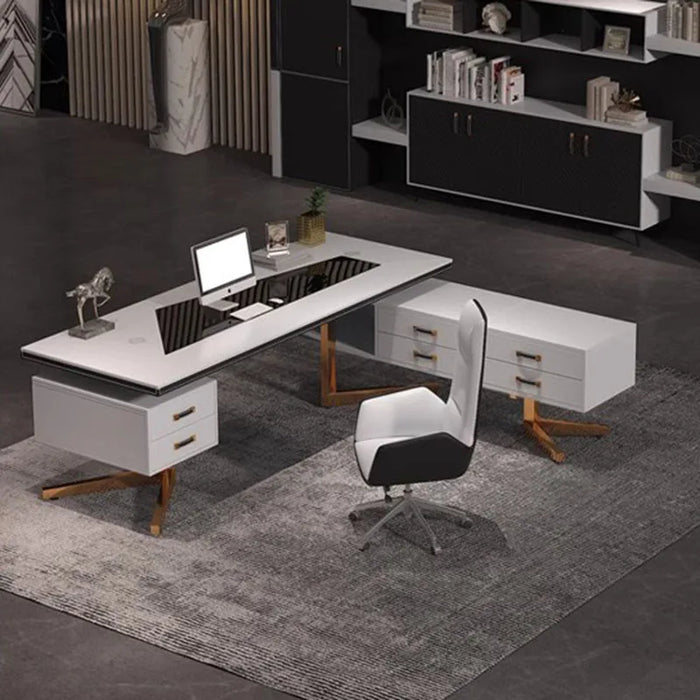 Desktop Luxury Office Desk Computer Corner Standing Reception Workstation Conference Executive Tavolo Da Lavoro Office Furniture