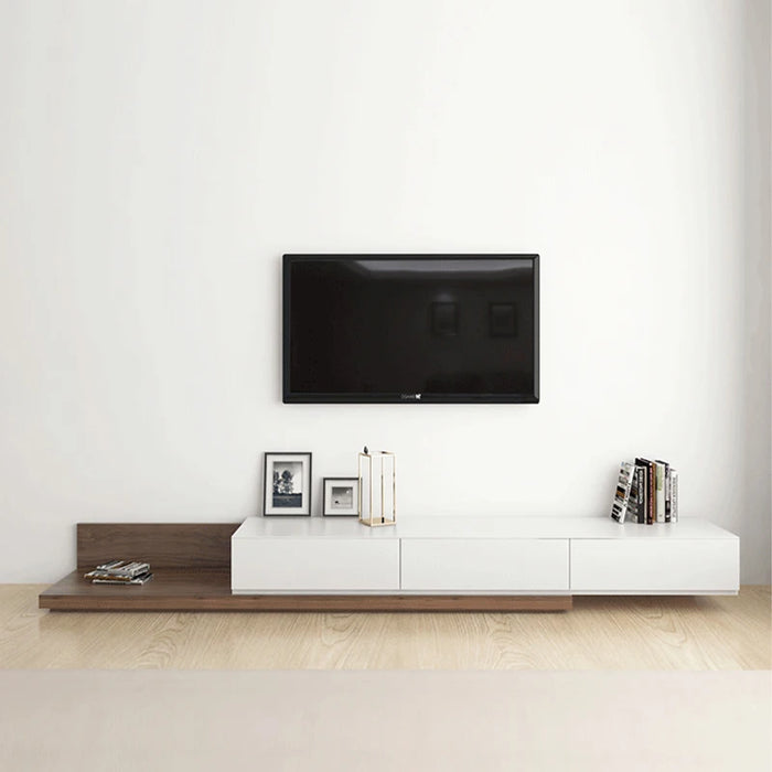 Modern Cabinet tv stand salon center living room furniture mobile Wood White TV Stand Wooden Media Console Drawers Soild Wood