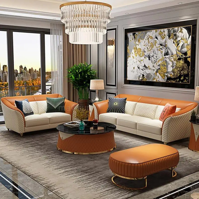 Modern Floor Fashion Sofa Single Love-Seat Simple Living Room Leisure Couch Multi-Person Reception Sofa Cadeira Furniture