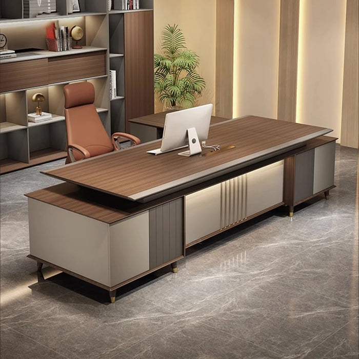 Standing Living Room Office Desk Executive Floor Reception Supplies Computer Desks European Modern Mesa Escritorio Furniture