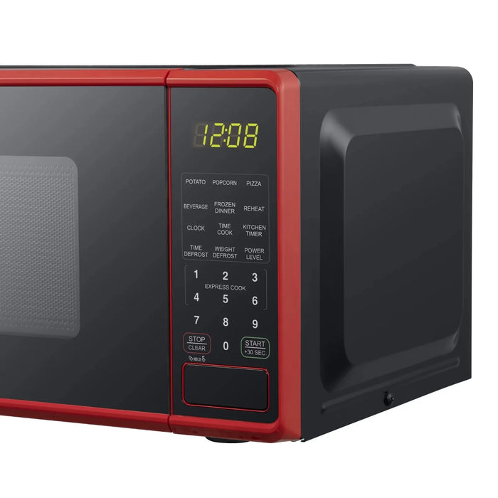 0.7 cu. ft. Countertop Microwave Oven, 700 Watts, Red Kitchen Appliances.USA.NEW