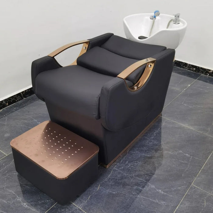 Massage Couch Shampoo Chair Stylist Luxury Wash Hair Salon Spa Shampoo Chair Basin Hairstylist Reclining Relaxing Cadeiras Chair