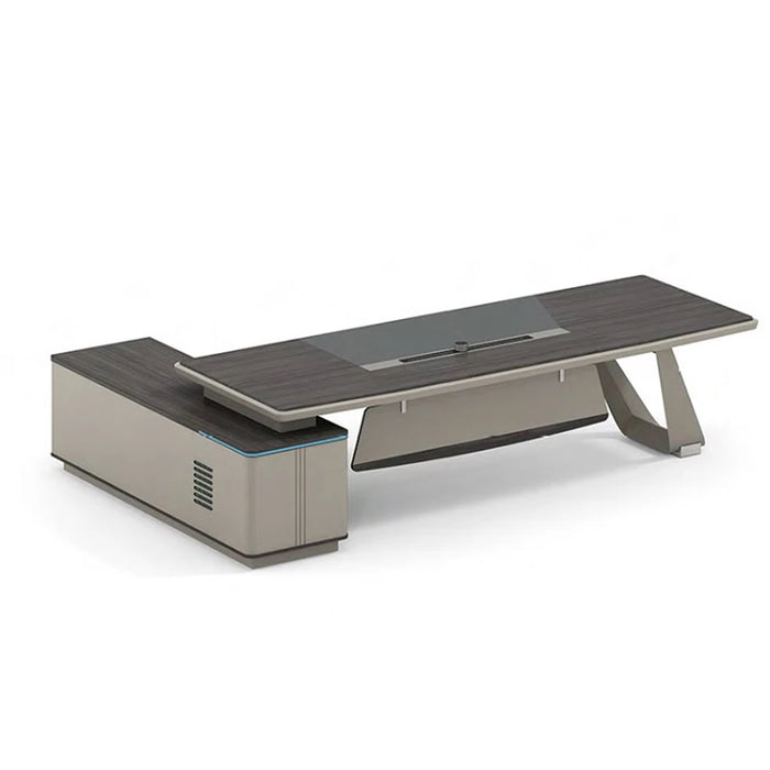 Luxury L Shape Work Table Corner Drawers Computer Meeting Office Desk Executive Storage Mesa De Escritorio Office Furniture