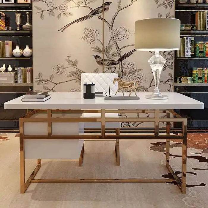 Post-modern beauty salon reception desk Factory Wholesale Nordic Luxury Office Furniture Executive Director Desk Simple Carved