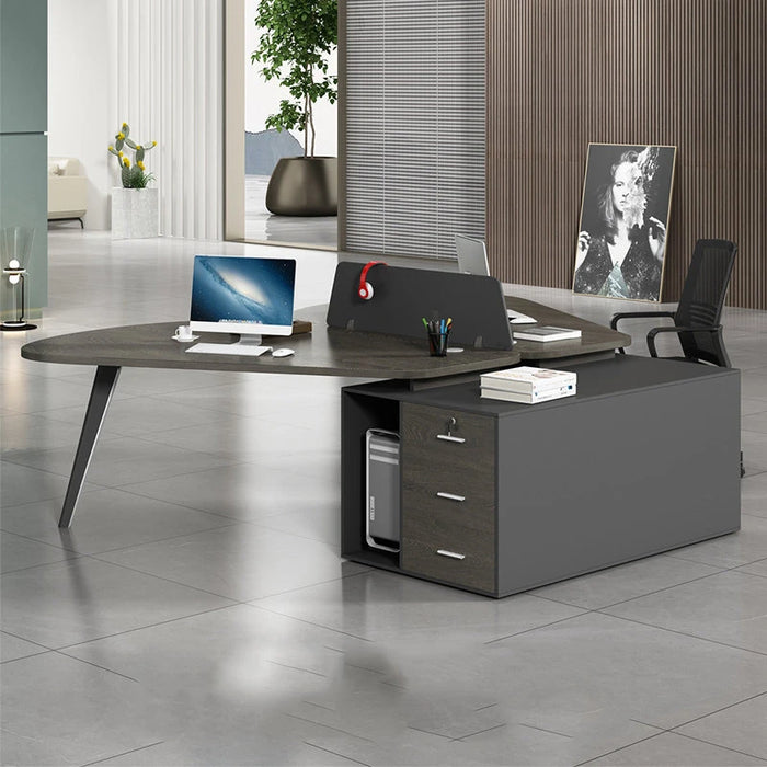 Wooden Computer Office Desk Standing Drawers Small Fashion Modern Minimalist Desk Tables Ideas Muebles De Oficina Furniture