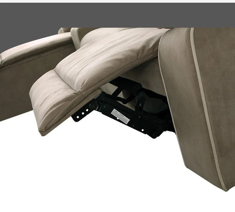 MANBAS Manual / Electric Recliner Fabric Sofa Set for Living Room Furniture L Shape Cloth Couch Muebles De Sala Canape Sofa Cama