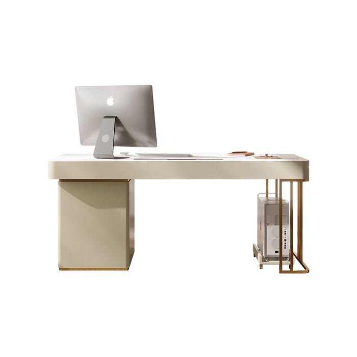 Write Computer Office Desks Calligraphy Design Modern Light Luxury Office Desk Household Slate Escritorios Work Furniture QF50OD