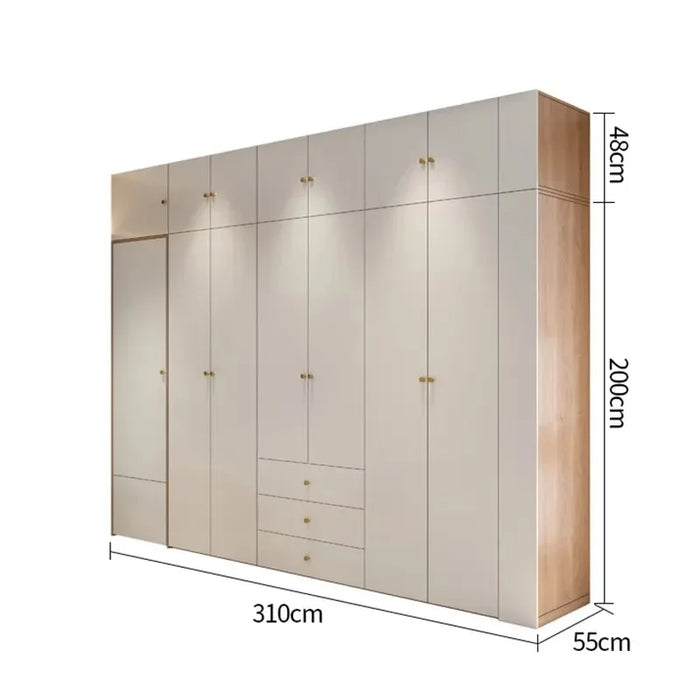 Storage Women Wardrobe Modern Simple Stores Wooden Living Room Wardrobe Dividers Aesthetic Art Porte Vetements Home Furniture