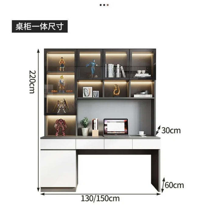 Integrated Write Office Desks Bookshelf Household Bedroom Desktop Computer Office Desks Bureau Meuble Working Equipment QF50OD