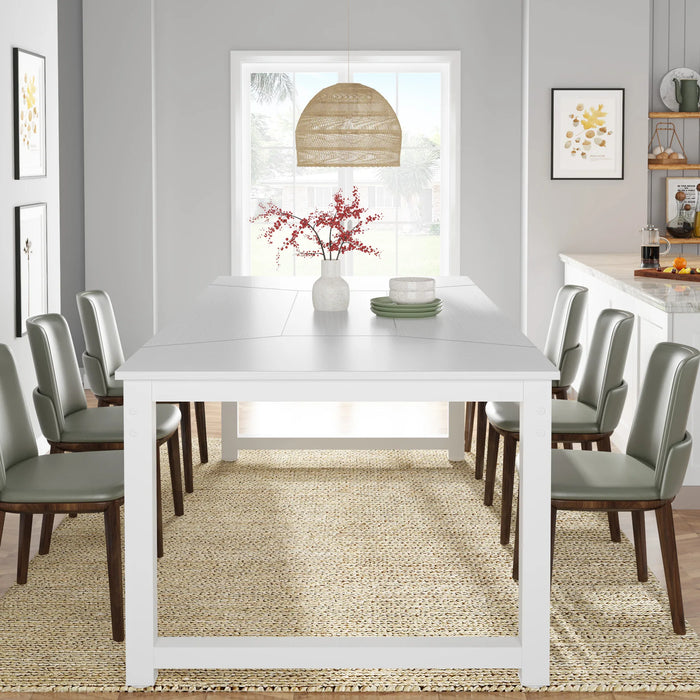 Tribesigns Modern Computer Desk, 78.7 x 39.4 inch X Large Executive Office Desk Computer Table Study Writing Desk Workstation