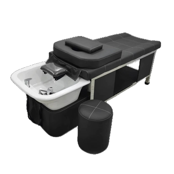 Head Spa Shampoo Chair Modern Speciality Stylist Beauty Shampoo Bed Barber Salon Cadeira De Cabeleireiro Furniture HD50XF