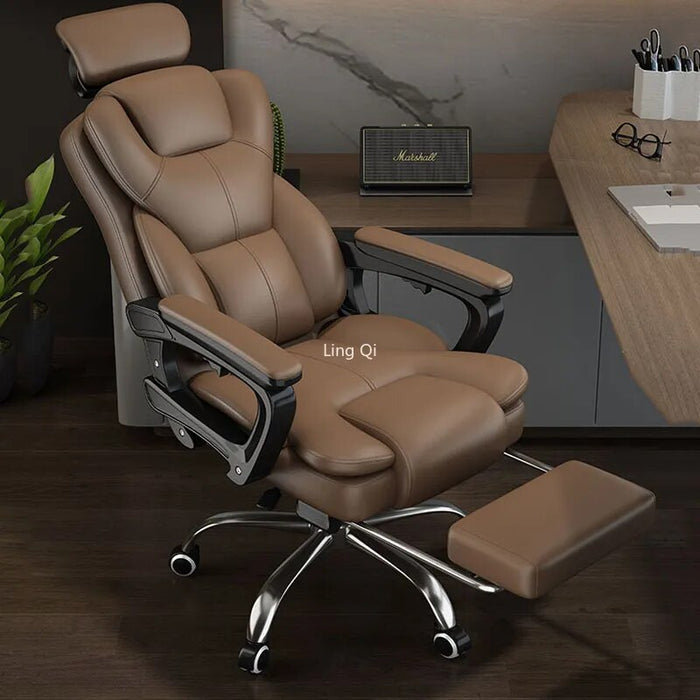 Mobile Living Room Office Chair Designer Study Meditation Solid Color Gaming Chair Nordic Liftable Headrest Muebles Furniture