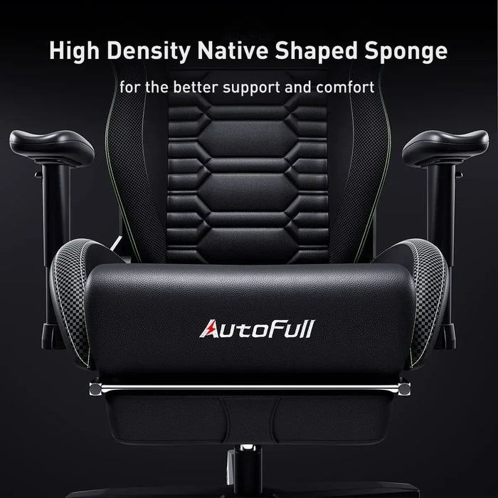 C3 Gaming Chair Office Chair Ergonomics Lumbar Support Racing Style PU Leather High Back Adjustable Swivel Task Chair