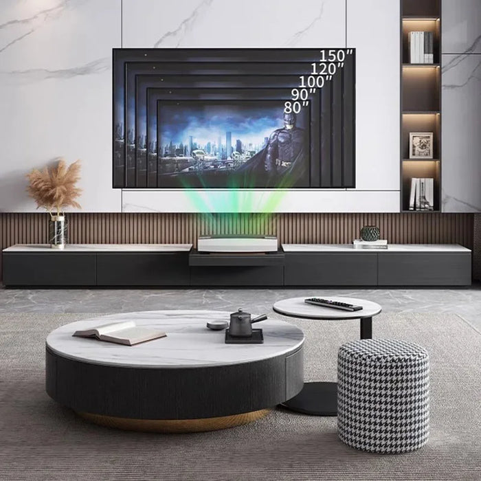 Consoles Laptop Center Shelf Tv Stand Wood Television Mobile Display Tv Stand Grey Coffee Szafka Na Buty Living Room Furniture