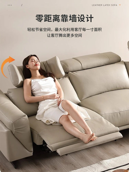 Electric Reclining Sofa Set Functional Genuine Leather Sofa Cama Sectional Couch Theater Seats Convertible Big Sleeper Sofas