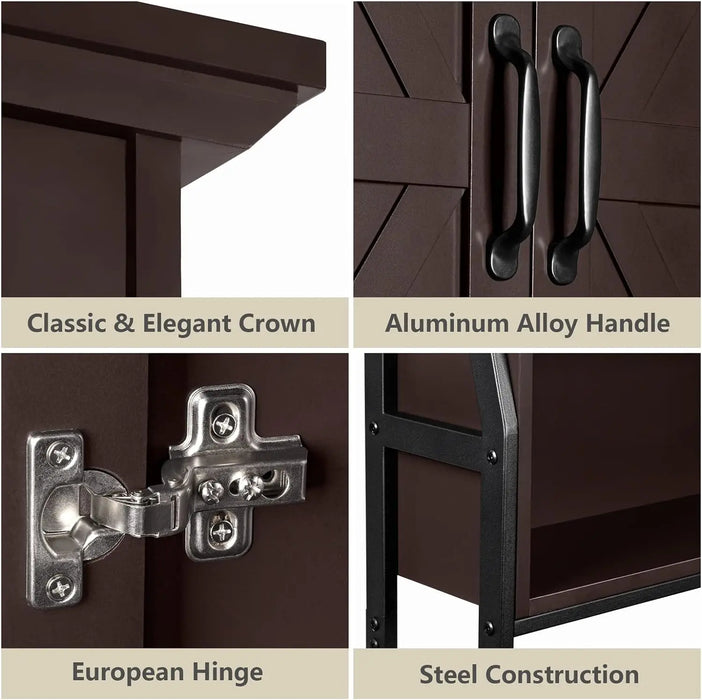 MXARLTR Over The Toilet Rack for Bathroom, Over The Toilet Storage Cabinet, Over Toilet Bathroom Organizer