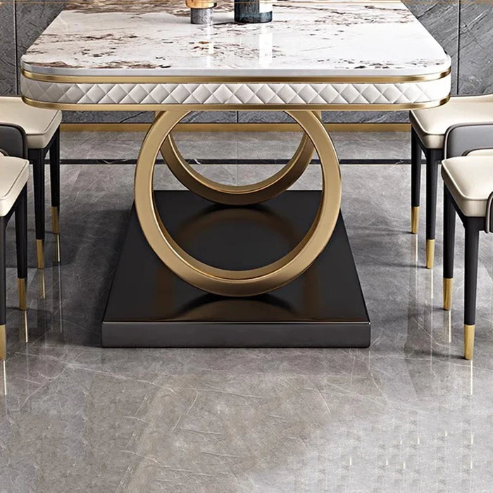 Marble Room Sets Dining Table Coffee Modern Dinner Console Kitchen Dining Table Salon Camping Balcony Mesa Garden Furniture Sets