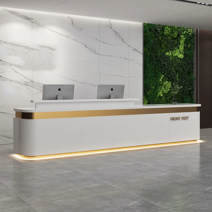Hotel Clinic Reception Desk Executive Office Restaurant Spa Receptionist Desk Cash Shop Mostrador Oficina Commercial Furniture