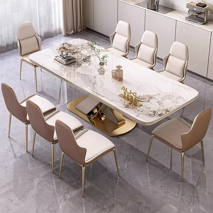 Camping Console Dining Table Marble Salon Center Balcony Dinner Dining Table Livingroom Poker Mesa Plegable Kitchen Furniture