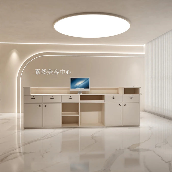 Luxury Store Stand Reception Desk Restaurant Front Desk Office Information Reception Desk Podium Empfangstheke Bar Furniture