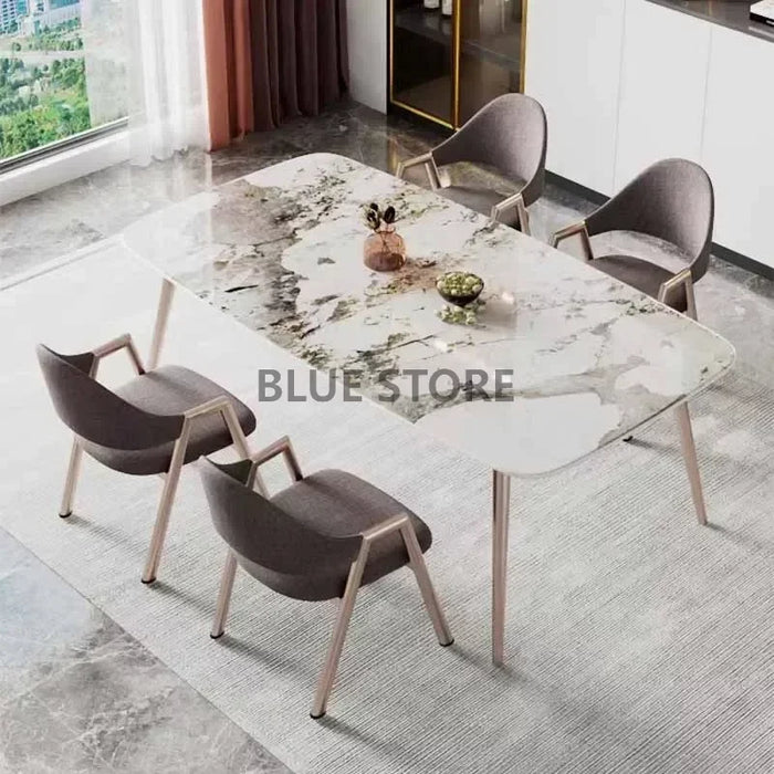 Small Waterproof Dining Table Set Legs Metal White Kitchen Makeup Coffee Tables Outside Modern Mesas De Jantar Home Furniture