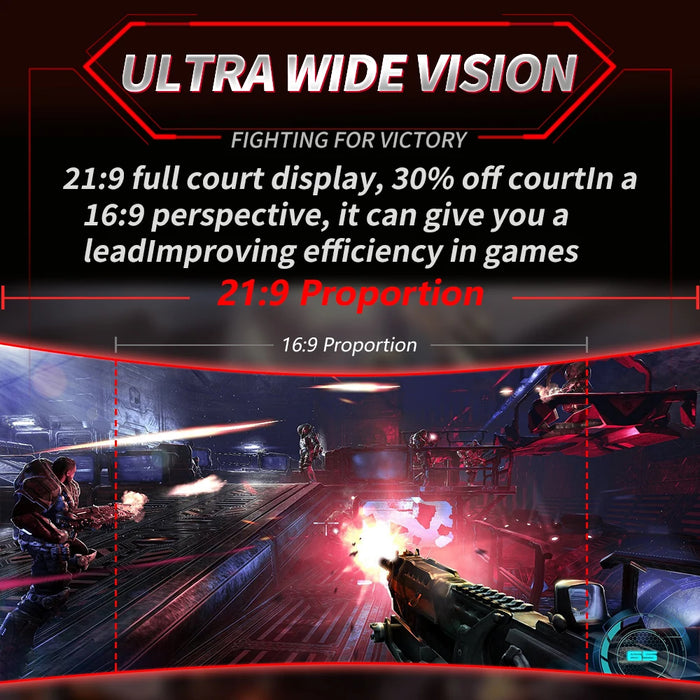 34 Inch 144hz Monitors MVA Curved Screen WQHD Desktop Wide Display 21:9 LED Gaming Computer Screen 1500R Curved DP/3440*1440