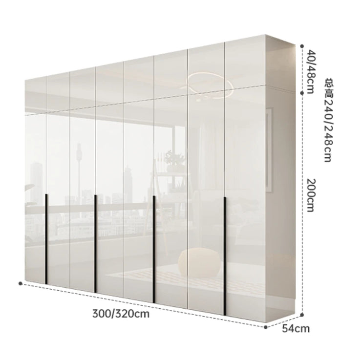 Storage Organizer Wardrobe Door Entry Hanging Simple White Modern Wardrobe Hanger Space Saver Divider Ropero Household Items