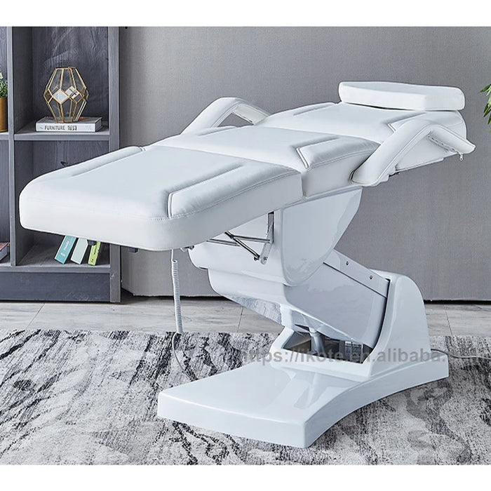 Modern Beauty Salon Electric Massage Spa Bed Facial Lash Bed Massage Table with folding up