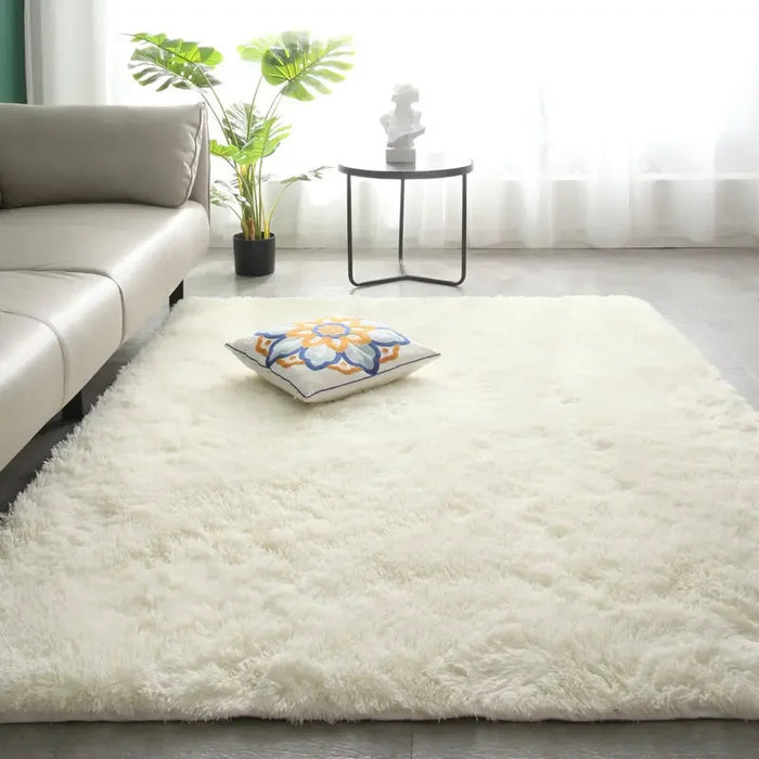 14161 Plush Carpet Living Room Decoration Fluffy Rug Thick Bedroom Carpets Anti-slip Floor Soft Lounge Rugs Solid Large Carpets