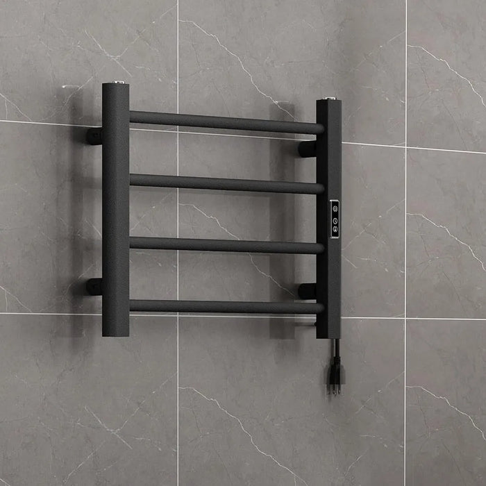 Mild Steel Bathrooms Accessories Wall Mounted/Freestanding Towel Heater With Hardwired and Plug in Options Bathroom Towel Hanger