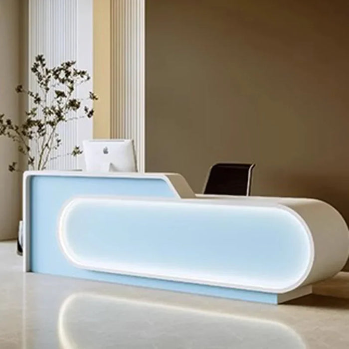 Modern Reception Desk Office Luxury Counter Cashiers Console Table Computer Storage Scrivania Ufficio Lavoro Office Furniture