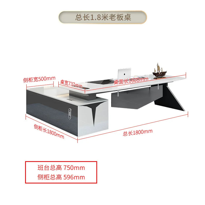 Modern Gaming Standing Desk Executive Conference Student White Table Music Makeup Bureau De Travail Office Desk Decoration