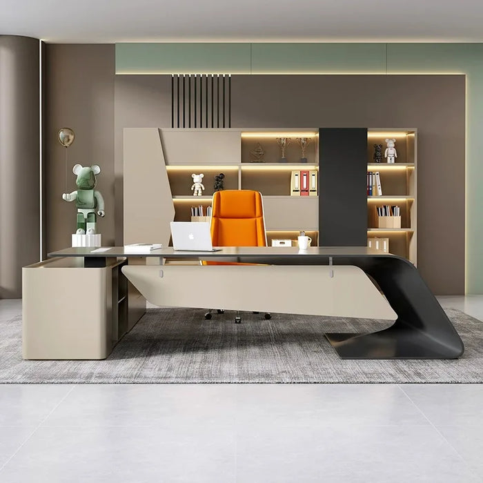 Work Writing Study Office Desk Standing Large Executive Reception Office Desk Meeting Bureau Escritorio Office Furniture MZ50OC