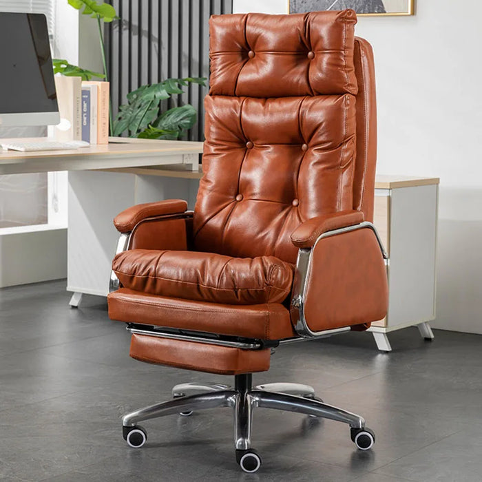 Leather Vanity Office Chair Portable Throne Modern Makeup Luxury Conference Office Chair Comfortable Mobilya Home Furniture