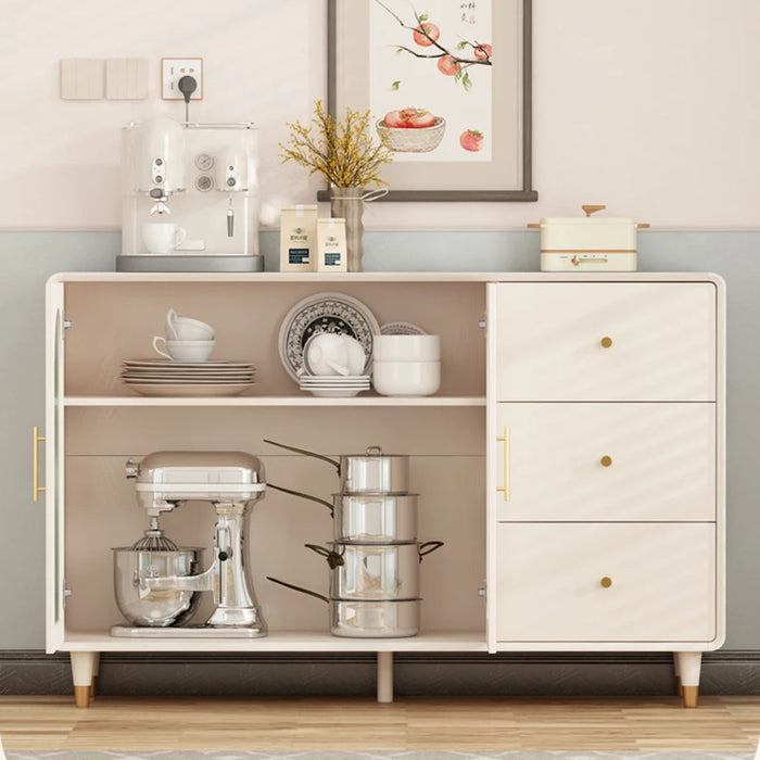 Luxury Buffet Sideboard Bed Side Table Drawers House Display Modern Kitchen Sideboard Glass Side Meuble Cuisine Home Furniture