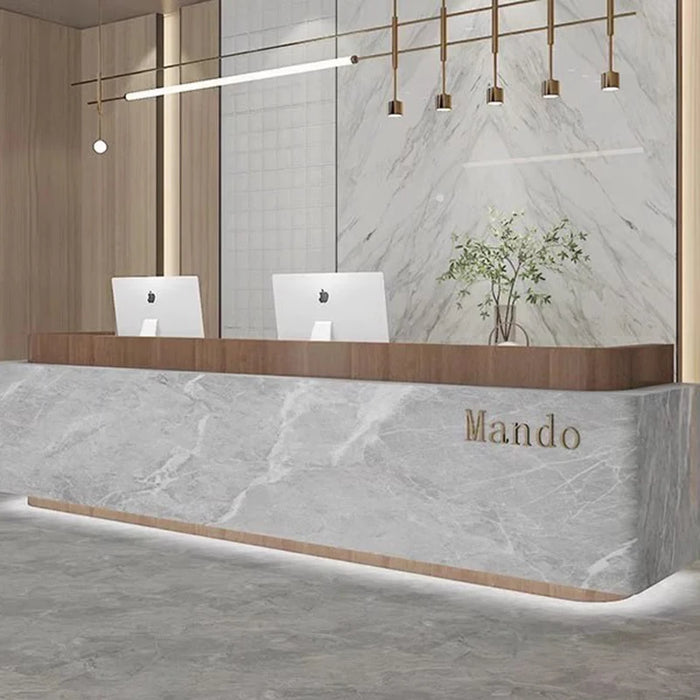 Counter Shop Reception Desks Table Luxury Modern Office Information Reception Desks Lectern Mueble Para Negocio Luxury Furniture