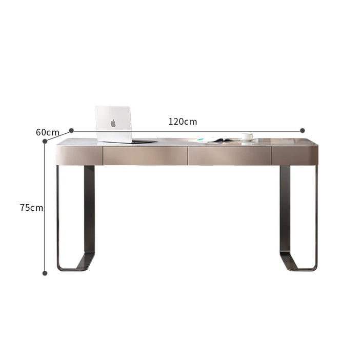 Beauty Salon Work Desk Reception Wooden Luxury Executive Setup Table Work Desk Supplies Mesa De Escritorio Working Equipment ZT