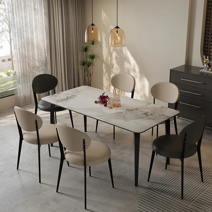 Conference Garden Dining Tables Console Center Wall Hallway Desk Dining Tables Marble Outdoor Mesas De Jantar Furniture WJ25XP