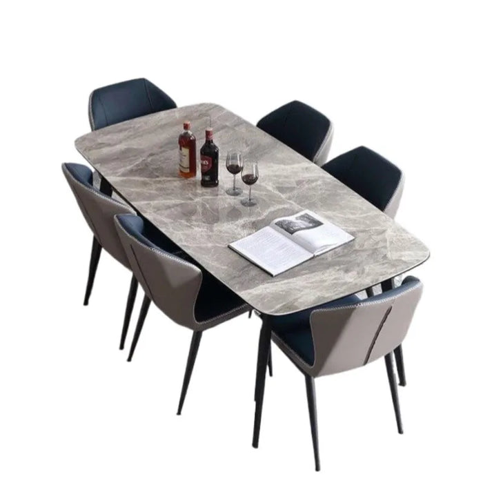 Waterproof Rectangle Dining Table Nordic Minimalist Center Kitchen Dining Table Cheap Living Room Table Basse Home Furniture