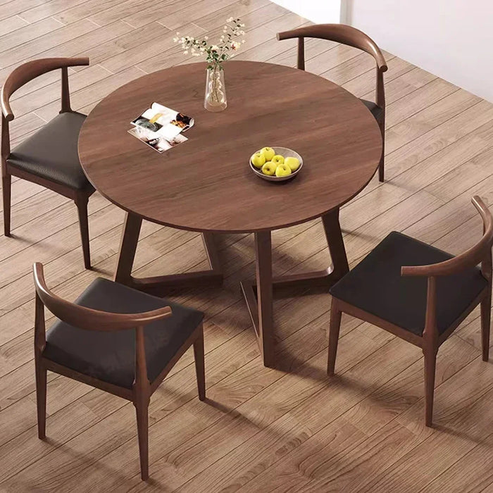 Small Modern Dining Table Space Saving Round Set 4 Chairs Dining Table Center Restaurant Muebles De Cocina Kitchen Furniture