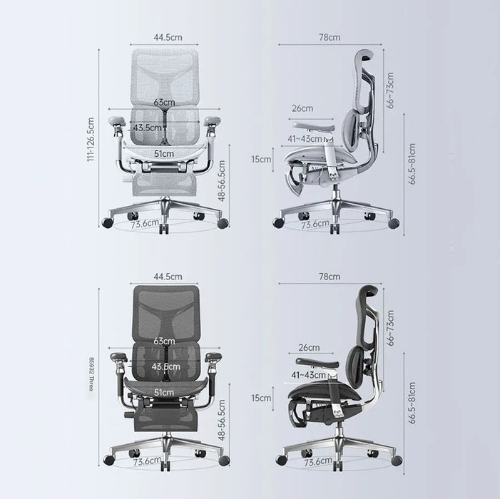 Ergonomic Recliner Office Chairs Mobile Individual Floor Rolling Comfy Luxury Chair Armchair  Cadeira Offices Furniture GY50CC